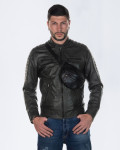 Marsupio Uomo Nero in Pelle - Eros | Leather Trend