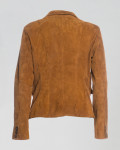 Giacca Donna Cognac in Camoscio – Classic 712 | Leather Trend