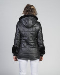 Giacca in pelle e pelliccia da donna - Marzia | Leather Trend