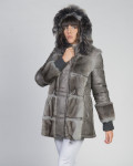 Giacca in pelle e pelliccia da donna - Dany | Leather Trend
