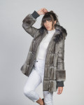 Giacca in pelle e pelliccia da donna - Dany | Leather Trend