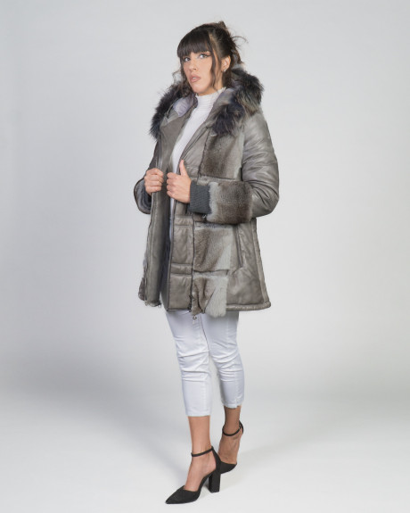 Giacca in pelle e pelliccia da donna - Dany | Leather Trend 2