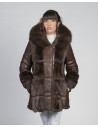 Giacca in pelle e pelliccia da donna - Dany | Leather Trend