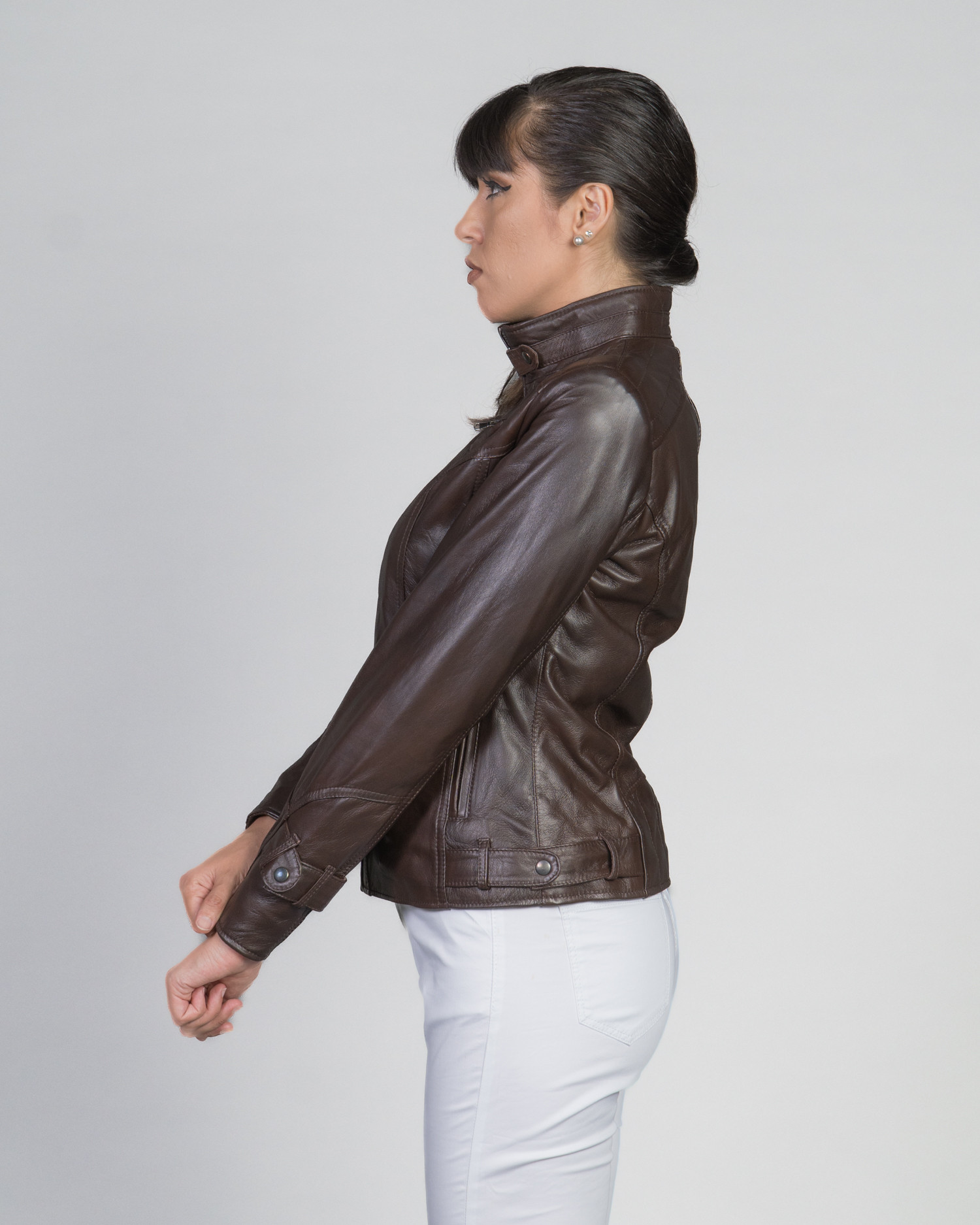 Bandana In Pelle Marrone Art: 672MARR FEBO COLLECTION