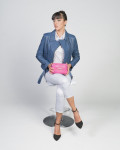 Chiodo in Pelle Donna Blu – Celina | Leather Trend
