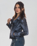 Leather Perfecto with Scratched Effect - Giselle | Leather Trend