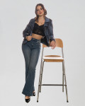 Leather Perfecto with Scratched Effect - Giselle | Leather Trend