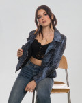 Leather Perfecto with Scratched Effect - Giselle | Leather Trend