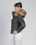 Piumino in pelle da donna - Lasmara | Leather Trend