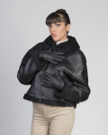 Gloves – Women’s Black Shearling Gloves