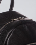 Women's Black Leather Backpack - Piano | Leathe Trend