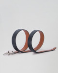 Cintura in pelle di cervo reversibile - Elio | Leather Trend