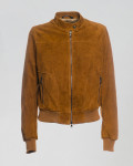 Women's suede bomber jacket – Timberly | Leather Trend