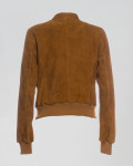 Women's suede bomber jacket – Timberly | Leather Trend