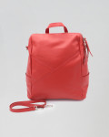 Women's Red Leather Backpack - Iside | Leather Trend