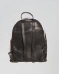 Women's Black Smooth Leather Backpack - Piano | Leather Trend