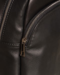 Zaino Donna Nero in Pelle Liscia - Piano | Leather Trend