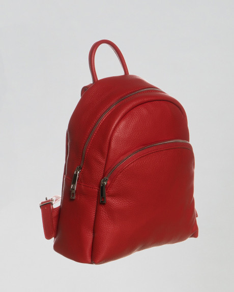 Zaino Donna Rosso in Pelle - Piano | Leather Trend 2