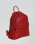 Women's Red Leather Backpack - Piano | Leather Trend