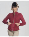 Zara - Giacca Donna Bordeaux in Pelle Camoscio