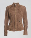 Giacca da Donna in Pelle Camoscio - Zara | Leather Trend
