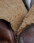 Brown Jacket in real shearling