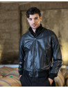 Bomber Uomo Nero in pelle - Marcello | Leather Trend