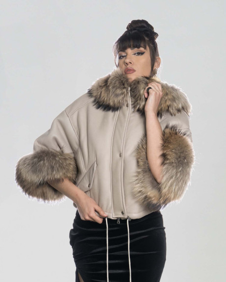 Women's  Shearling Jacket - Beatrice | Leather Trend