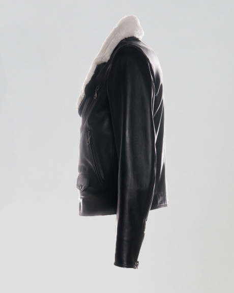 Men's leather perfecto jacket - Berto | Leather Trend 2