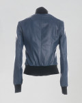 Bomber Donna Blu in Pelle - Roxie | Leather Trend