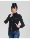 Women's Black Suede Biker Jacket - Kelly | Leather Trend