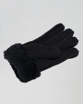 Women's gloves mod. Gloves  in real brown shearling 100% made in Italy