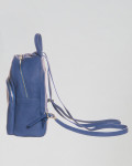 Zaino Donna Blu Traforato in Pelle - Piano | Leather Trend