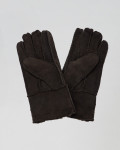 Guanti Donna mod. Gloves Marrone in vero montone shearling 100% made in Italy