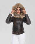 Piumino in pelle da donna - Lasmara | Leather Trend