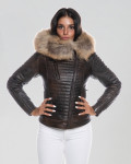 Piumino in pelle da donna - Lasmara | Leather Trend