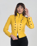 Women's Yellow Leather Jacket – Belen | Leather Trend