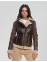 Chiodo in montone da donna - Rebecca | Leather Trend