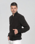 Men's Dark Brown Suede Leather Bomber – David | Leather Trend