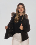 Women's Nubuck Leather Jacket – Michelina Cap | Leather Trend
