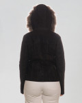 Women's Nubuck Leather Jacket – Michelina Cap | Leather Trend