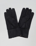 Women's gloves mod. Gloves  in real brown shearling 100% made in Italy