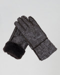 Women's gloves mod. Gloves  in real brown shearling 100% made in Italy