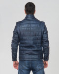 Men's leather down jacket - Berlino | Leather Trend