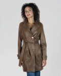 Cappotto Donna Cuoio in Pelle – Viviana | Leather Trend