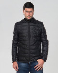 Men's leather down jacket - Berlino | Leather Trend