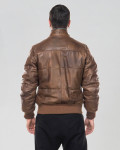 Men's leather down jacket - Boston | Leather Trend