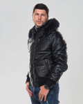 Piumino in pelle da uomo - Boston | Leather Trend