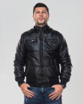 Piumino in pelle da uomo - Boston | Leather Trend