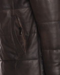 Piumino in pelle da uomo - Marek | Leather Trend
